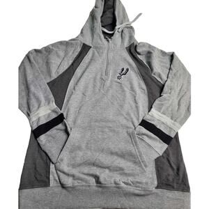 2719‎ NBA San Antonio Spurs 1/4 Zip Hoodie Men's Large